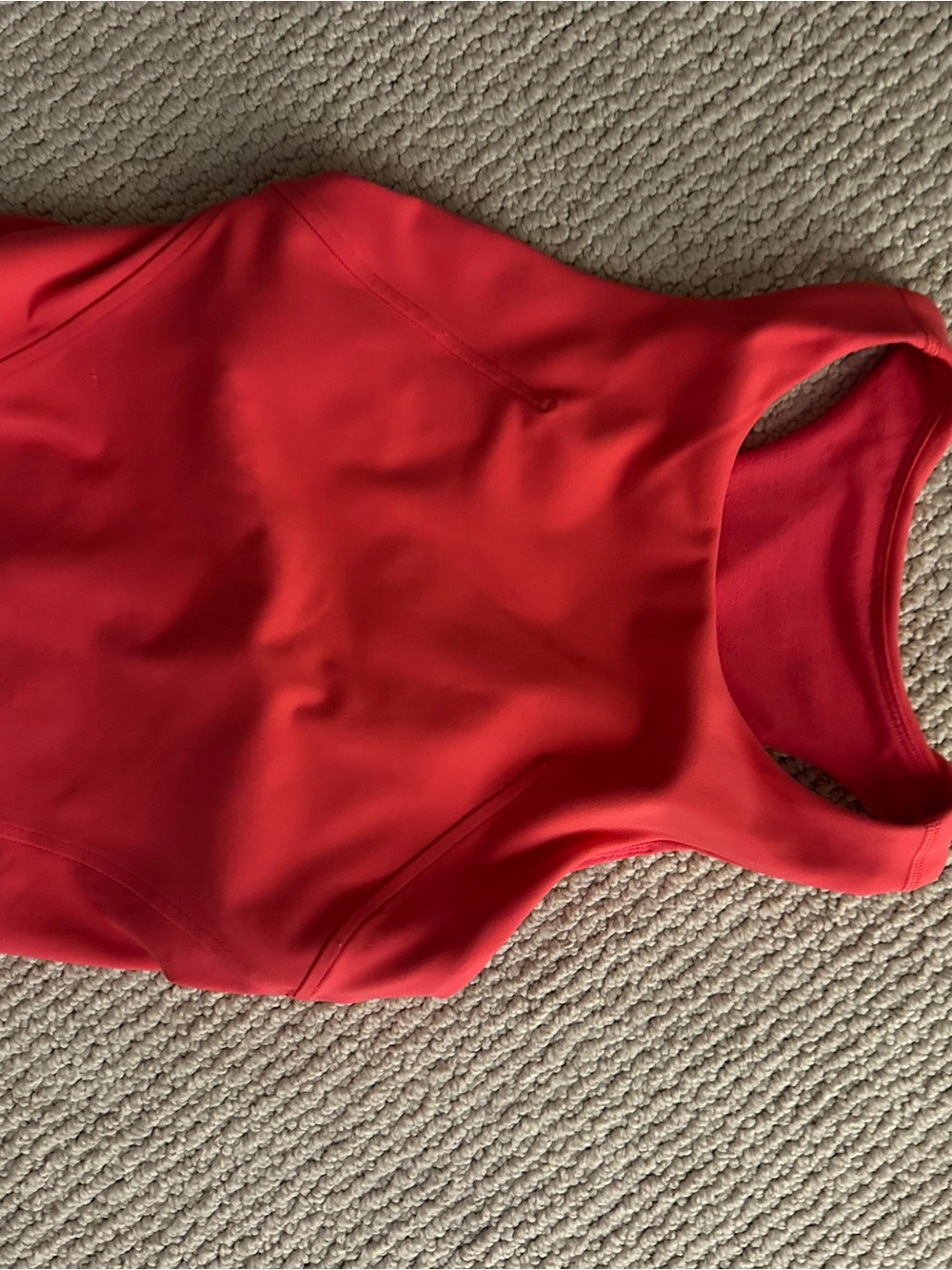 lululemon athletica Red Racerback Tank Top